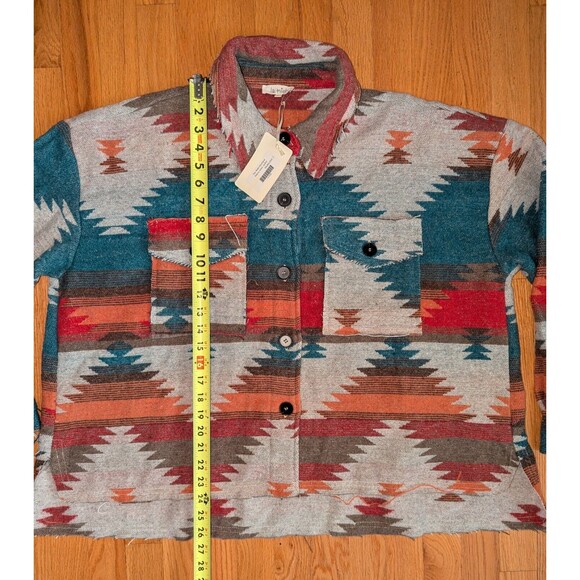 LA MIEL Multicolor Aztec Pattern Jacket - Picture 8 of 8